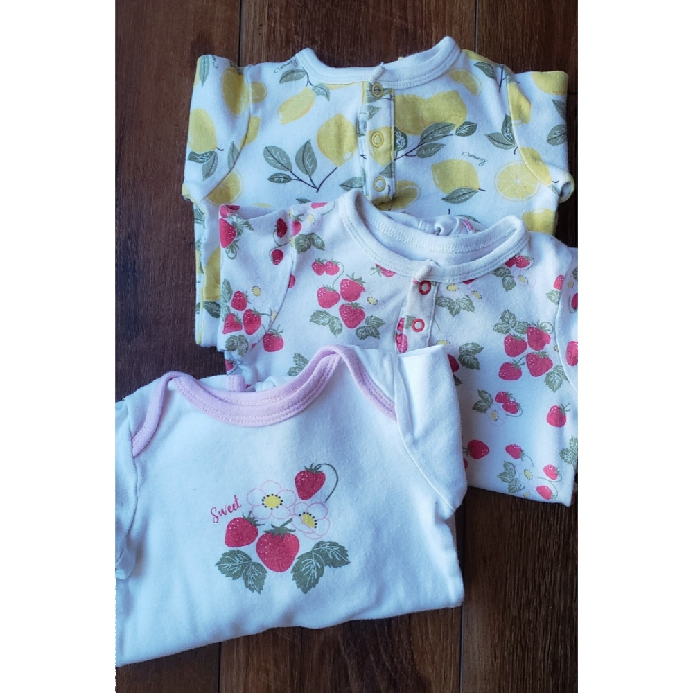Baby Girl Pajamas Bundle 9-12mo